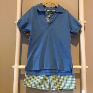 KELLYS KIDS • gingham shorts & matching polo 👕 🩳